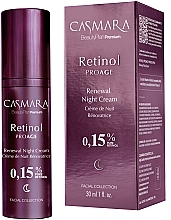 Оновлювальний нічний крем з ретинолом 0,15% - Casmara Retinol Proage Renewal Night Cream — фото N2