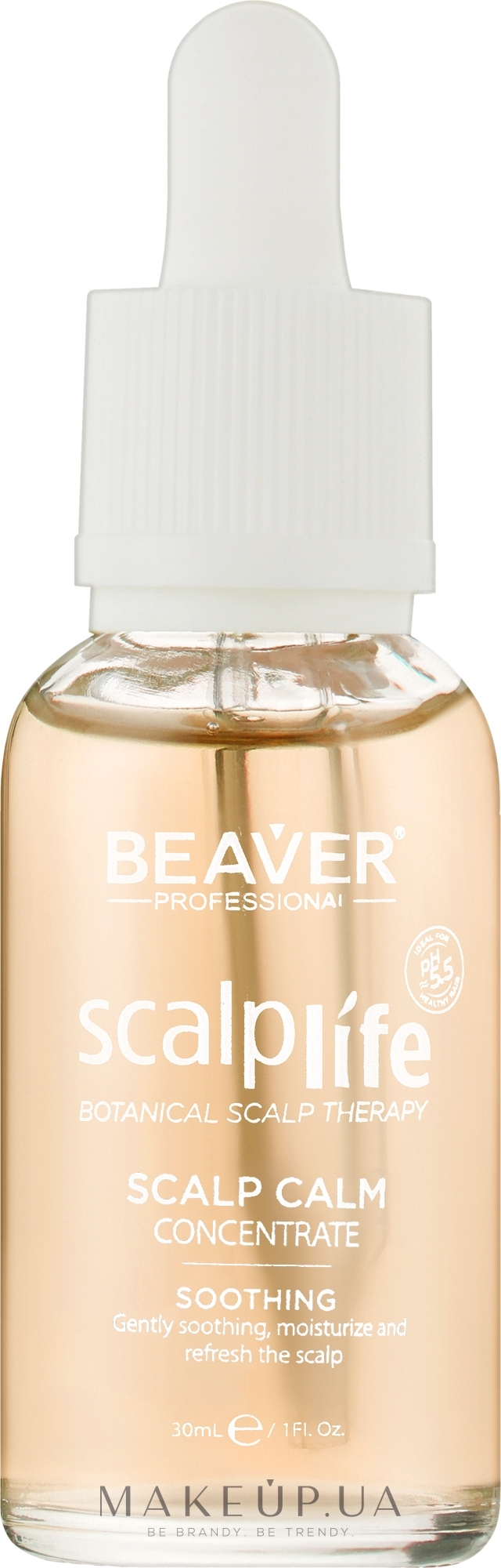 Лікувальний лосьйон для чутливої та сухої шкіри голови - Beaver Professional Soothing Scalp Calm Concentrate Soothing — фото 30ml