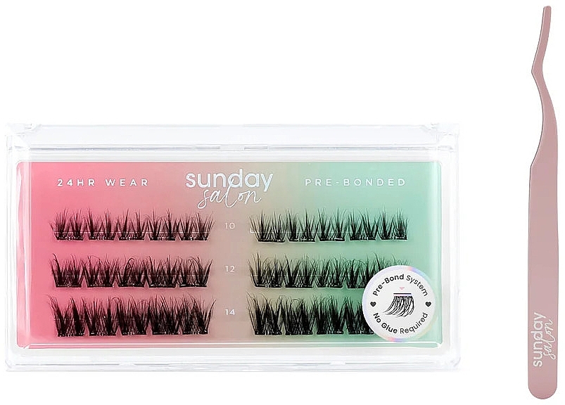 Набор - Lola's Lashes Soft Definition Pre-Glued Lashes Set (eyelashes/60pcs + applicator/1pcs) — фото N1