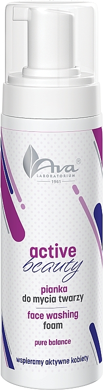 Очищувальна пінка для обличчя - Ava Laboratorium Active Beauty Face Washing Foam — фото N1