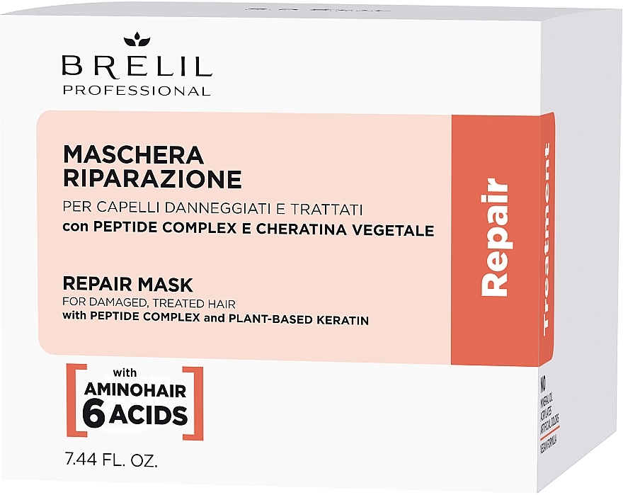 Восстанавливающая маска для волос - Brelil Repair Treatment Repair Mask — фото N2