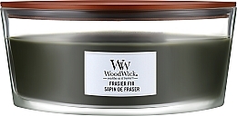 Ароматическая свеча в стакане - WoodWick Hourglass Candle Frasier Fir — фото N3