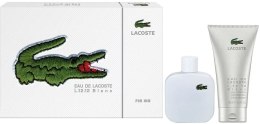 Парфумерія, косметика Eau De Lacoste L. 12.12 Blanc - Набір (edt/100ml + s/g/150ml)