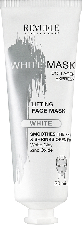 Лифтинг-маска для лица с коллагеном - Revuele White Mask Lifting Face Mask