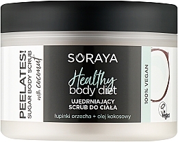 Зміцнювальний скраб для тіла з горіховою шкаралупою і кокосовою олією - Soraya Healthy Body Diet — фото N1