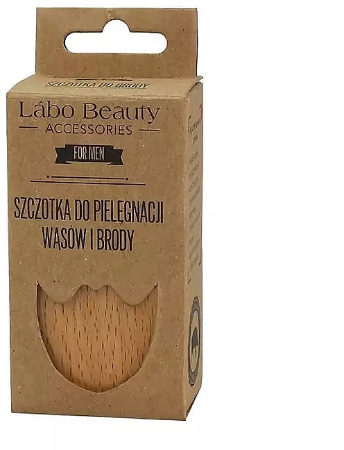 Щітка для догляду за вусами та бородою - Labo Beauty — фото N1