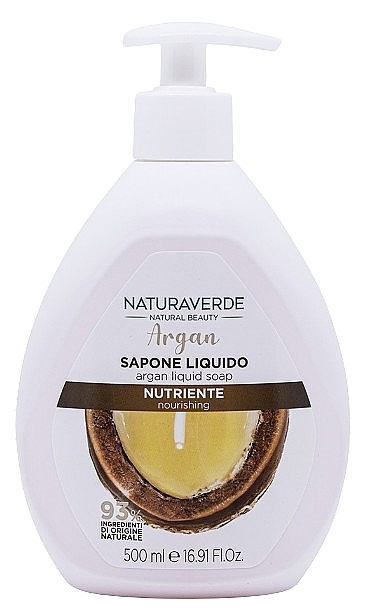 Жидкое мыло для рук с аргановым маслом - Naturaverde Argan Liquid Soap — фото N1