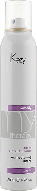 Відновлювальний змивний спрей для волосся - Kezy Remedy Restructuring Spray