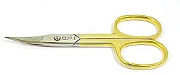Ножницы ногтевые HH-402, 9.5 см, золото - QPI — фото N1