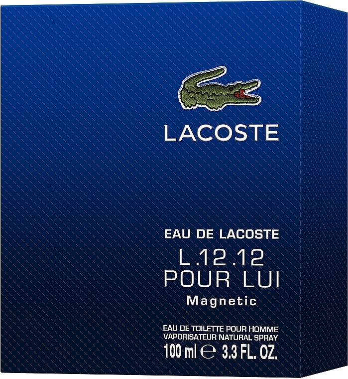 УЦЕНКА Lacoste Eau de Lacoste Pour Homme L.12.12. Magnetic - Туалетная вода * — фото N3