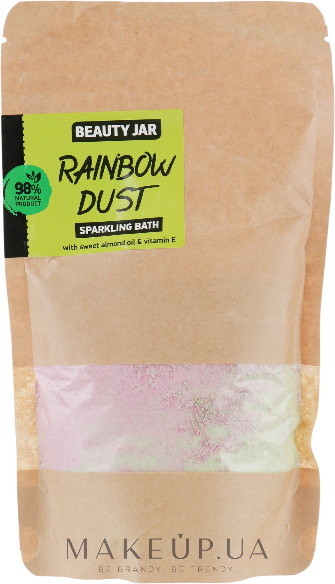 Пудра для ванни "Райдужний пил" - Beauty Jar Sparkling Bath Rainbow Dust — фото 250g
