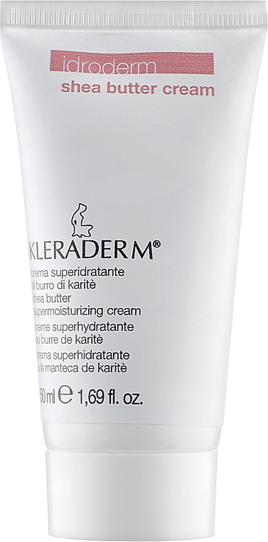 Питательный крем для лица с маслом Ши - Kleraderm Idroderm Shea Butter Cream — фото N1