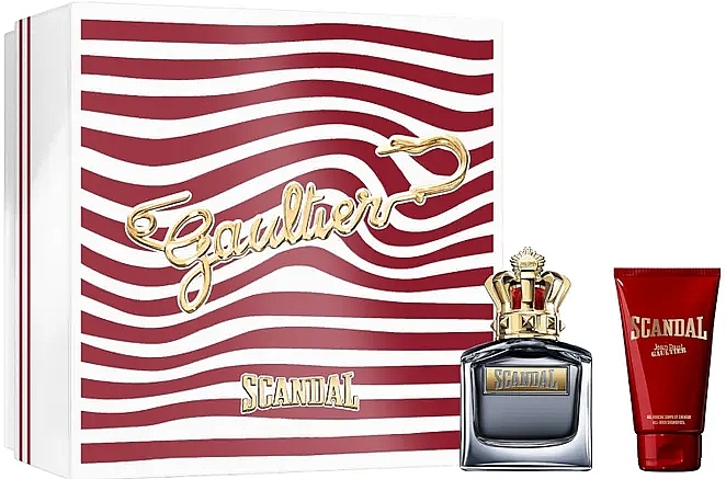 Jean Paul Gaultier Scandal Pour Homme - Набор (edt/50 ml + sh/gel/75 ml) — фото N1