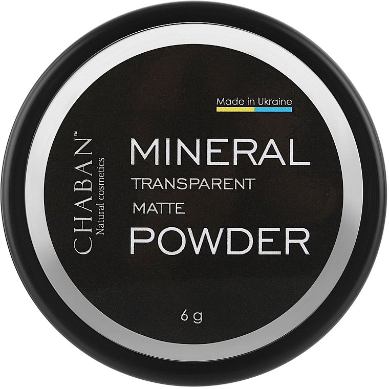 Мінеральна пудра для обличчя - Chaban Natural Cosmetics Mineral Powder — фото N2