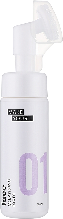 Пінка для вмивання всіх типів шкіри обличчя - Make Your... Cleansing Foam 01 — фото N1