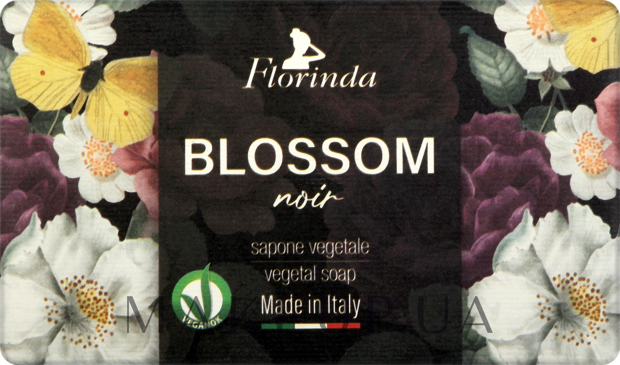 Мило натуральне "Чорні квіти" - Florinda Blossom Noir Natural Soap — фото 200g