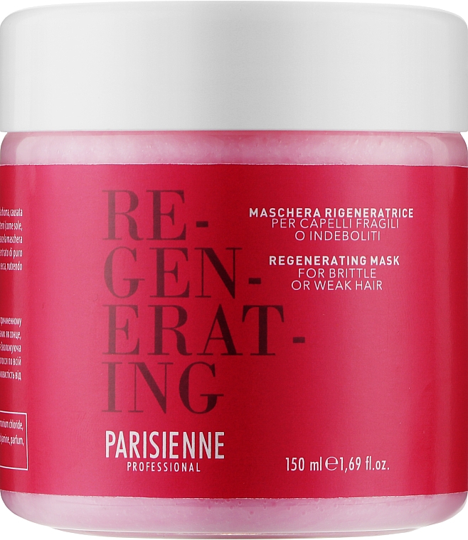 Маска відновлювальна для волосся "Рожева" - Parisienne Italia Evelon Regenerating Mask (міні) — фото N1