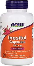 Витамины "Инозитол", 500 мг - Now Foods Inositol Capsules — фото N1