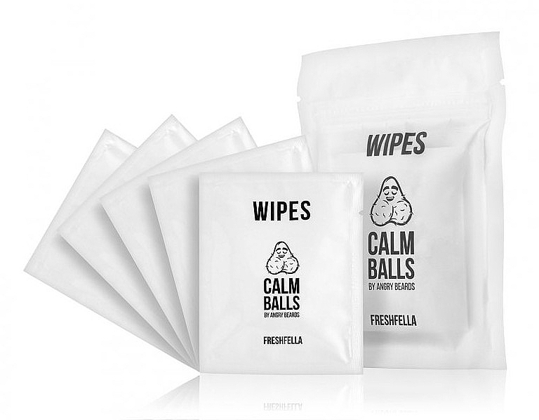 Салфетки для интимных зон - Angry Beards Freshfella Wipes — фото N1
