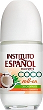 Парфумерія, косметика Кульковий дезодорант-антиперспірант "Кокос" - Instituto Espanol Coco Deodorant Roll-On