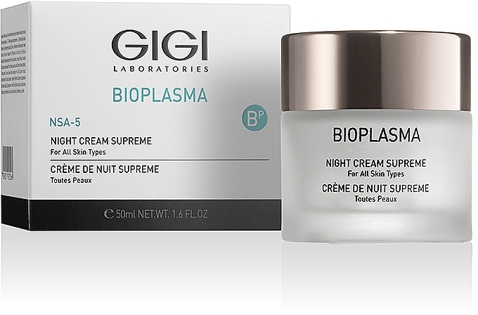 Нічний поживний крем - Gigi Bioplasma Night Cream Supreme — фото N2