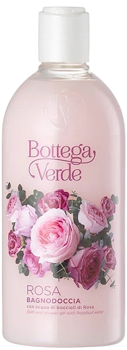 Гель для ванни та душу з трояндовою водою - Bottega Verde Rosa Bath and Shower Gel — фото N1