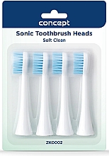 Духи, Парфюмерия, косметика Сменные головки для зубной щетки, ZK0002 - Concept Sonic Toothbrush Heads Soft Clean