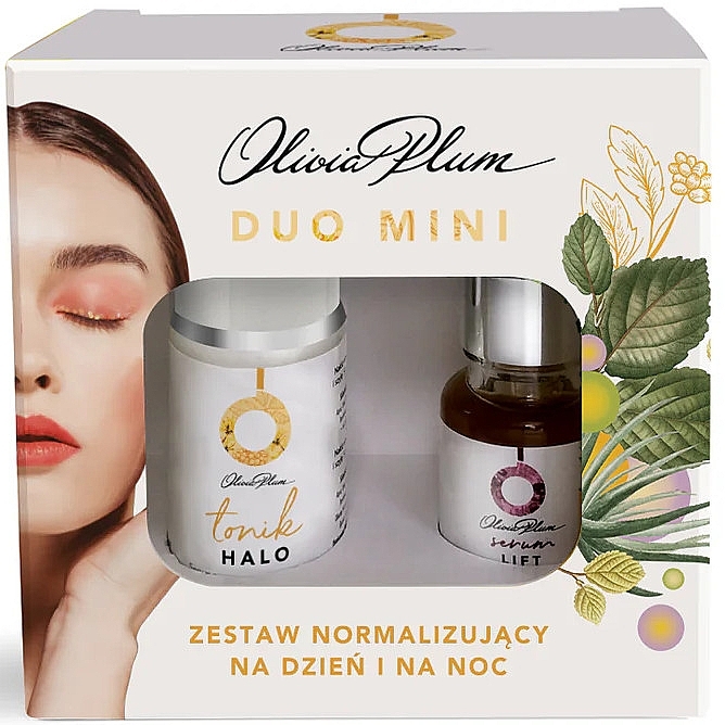 Набор - Olivia Plum Duo Mini Set (ser/15ml+ton/30ml) — фото N1