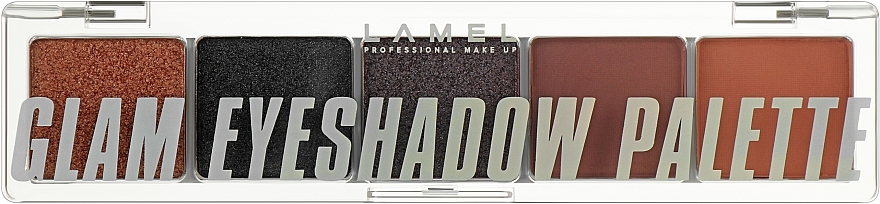 ПОДАРОК! Палетка теней для век - LAMEL Make Up Glam Eyeshadow Palette — фото N2