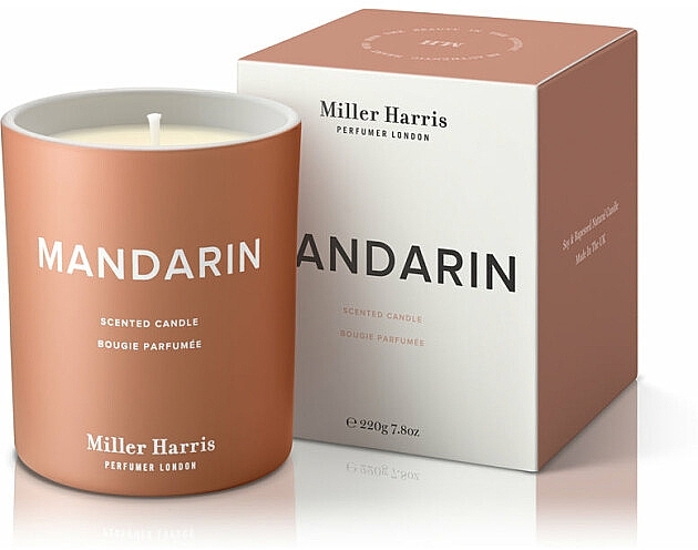 Ароматическая свеча - Miller Harris Mandarin Scented Candle — фото N1