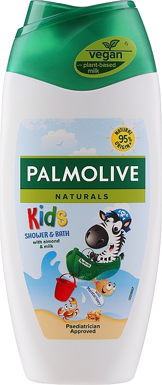 Детское мыло для душа, зебра - Palmolive Naturals Kids — фото N1