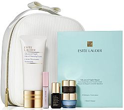 Парфумерія, косметика Набір - Estee Lauder Advanced Night Repair The Night Is Yours (f/foam/100ml + f/mask/1рс + f/ser/15ml +eye/comp/5ml + f/cr/15ml + lip/4.6ml + bag)