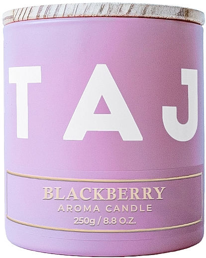 Ароматическая свеча "Blackberry" - Taj Max Aroma Candle — фото N1