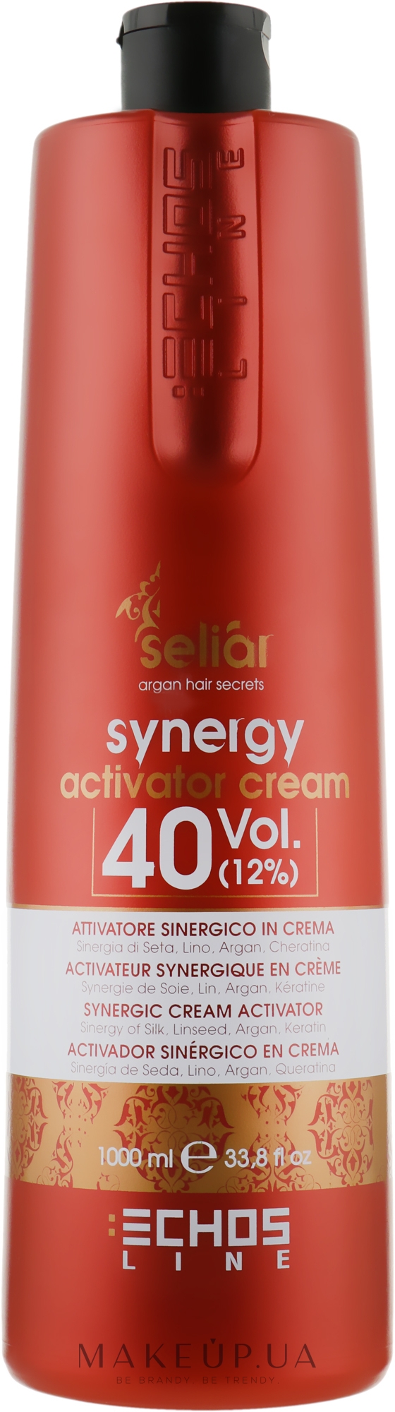 Крем-активатор - Echosline Seliar Synergic Cream Activator 40 vol (12%) — фото 1000ml