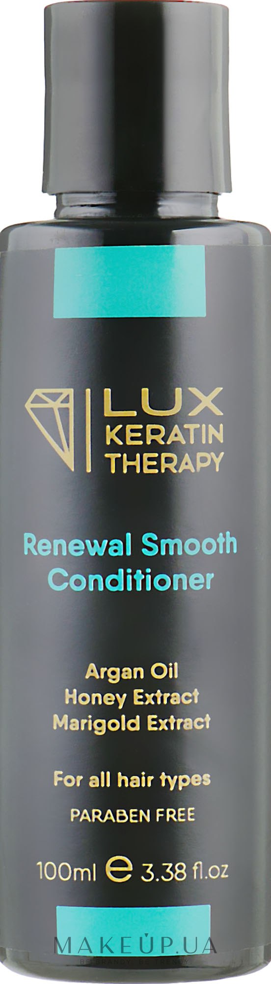 Кондиціонер для гладкості волосся з арганієвою олією, медом і екстрактом календули - Lux Keratin Therapy Renewal Keratin — фото 100ml