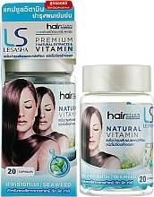 Тайські капсули для волосся з водоростями - Lesasha Hair Serum Vitamin Seaweed (флакон) — фото N2