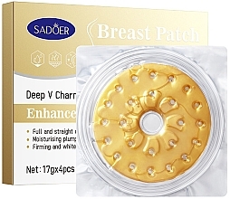 Набір патчів для підтяжки та моделювання грудей - Sadoer Breast Patch Deep V Charming Enhancement — фото N1