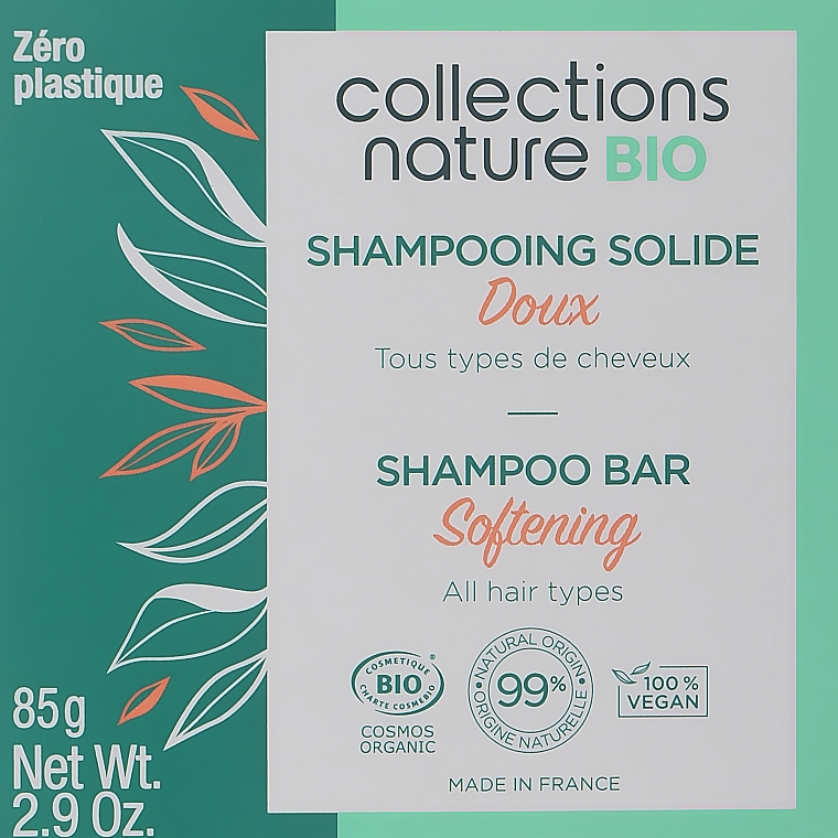 УЦЕНКА Твердый шампунь увлажняющий - Eugene Perma Collections Nature Bio Organic Solid Shampoo * — фото N1