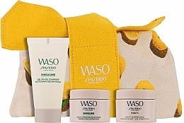 Набор - Shiseido Waso Moisture Charge Kit Starter Kit (f/cream/15ml + f/mask/15ml + cleanser/30ml) — фото N2