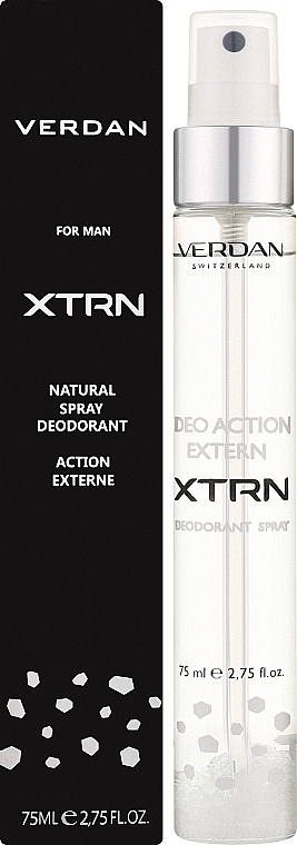 Мінеральний дезодорант-спрей дезодорант для чоловіків - Verdan Deo Action XTRN Deodorant Spray — фото N2