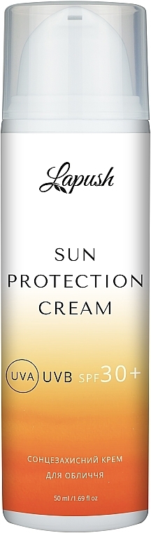 Сонцезахисний крем для обличчя SPF 30 - Lapush Sun Protection Cream SPF 30