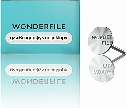 Основа металлическая, педикюрный диск 20 мм - Wonderfile — фото N1