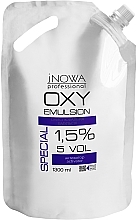 Духи, Парфюмерия, косметика Окислительная эмульсия 1.5% - jNOWA Professional OXY Emulsion Special 5 vol (дой-пак)