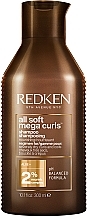 Шампунь для живлення дуже сухого в'юнкого волосся - Redken All Soft Mega Curl Shampoo — фото N1
