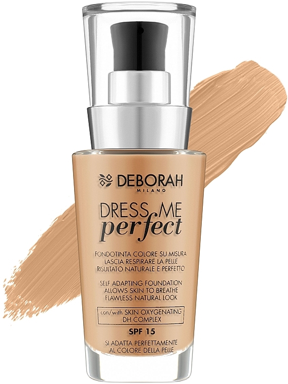 Тональна основа для обличчя - Deborah Dress Me Perfect Foundation SPF15 — фото N2