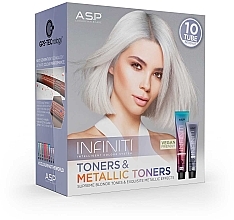 Набір для фарбованого волосся - Affinage Infiniti Toners/Metallic Toners Intro Kit — фото N1