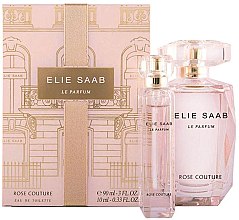 Духи, Парфюмерия, косметика Elie Saab Le Parfum Rose Couture - Набор (edt/90ml + edt/mini/10ml)