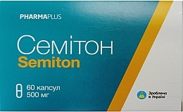 Парфумерія, косметика Дієтична добавка "Семітон" 500 мг, у капсулах - PharmaPlus Semiton