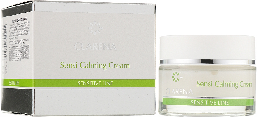 Заспокійливий та захисний крем для куперозної шкіри - Clarena Sensitive Line Sensi Calming Cream — фото N3