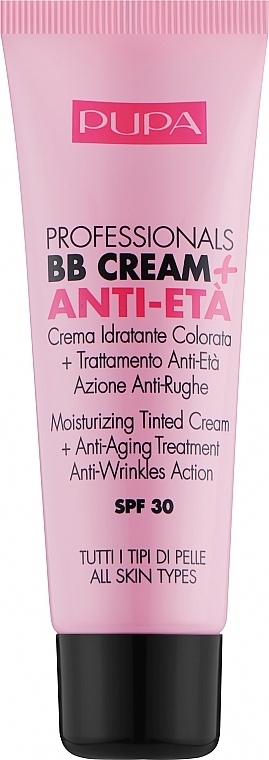 Увлажняющий антивозрастной BB-крем - Pupa Anti-age BB-Cream SPF30